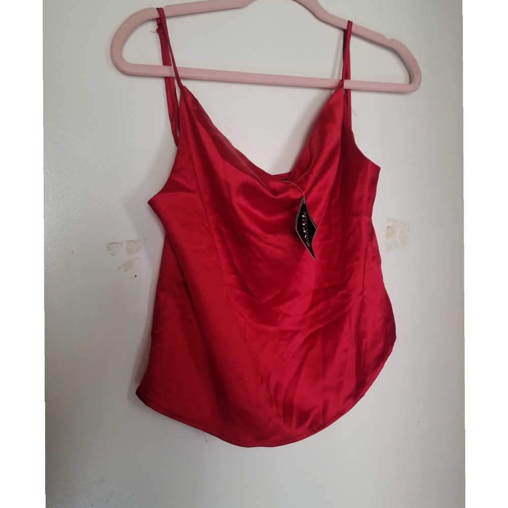 Satin tank top